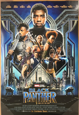 Image of movie poster for Black Panther