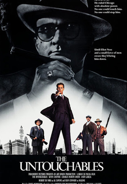 Image of movie poster for The Untouchables